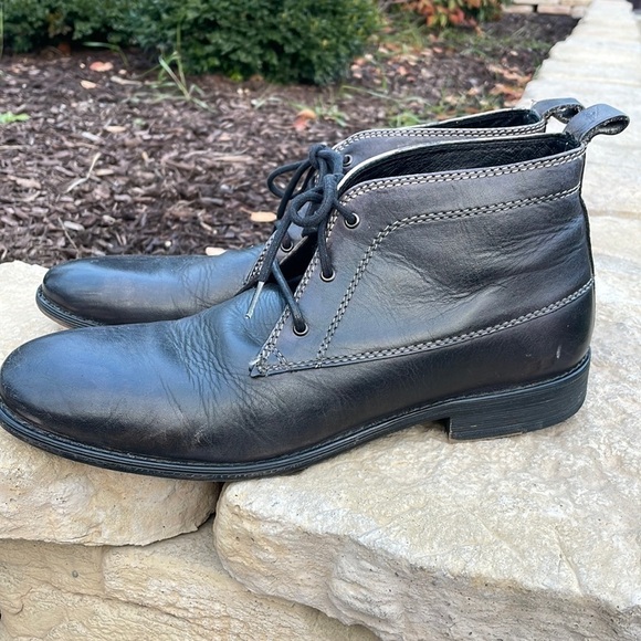 Bed Stu Mens Black Leather Chelsi Boots Size 11